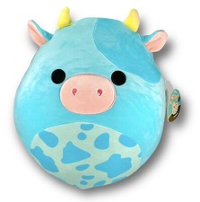 Squishmallow Tuluck The Blue Cow PLUSH 16" Easter 2023 BNWT ULTRA RARE HTF