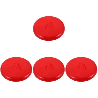 Set of 4 Zusammenklappbarer Hocker Runde Hockerplatte Barhocker