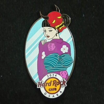 ニ*ム様 ハードロックカフェオンラインガールピンセット complete set] Rock Cafe JAPAN 2024 Kimono Girl Pinset ( Limited