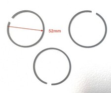 52mm 3 piston rings set for 110cc 2-stroke gas motor engine bicycle