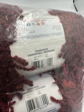 2x Red Heart Boutique Fizzle "Cranberries" Knitting Yarn 3.5 Oz. 15 Yards LW3428
