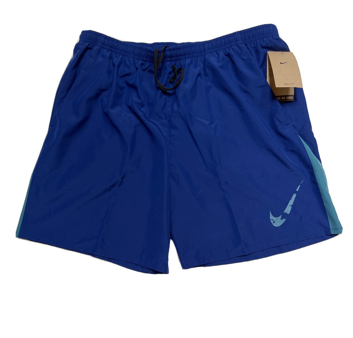 Nike Men’s Run Wild Dri-Fit 7” Brief-Lined Running Shorts DD5299 Blue Sz XL  NWT