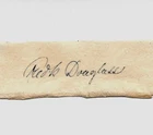 Frederick Douglass Autograph Reprint On Genuine Original Period 1850s Paper