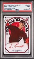 2023 Onyx Extended AUTO Red Ink /25 SAM KNOWLTON Arizona Diamondbacks PSA 9 MINT