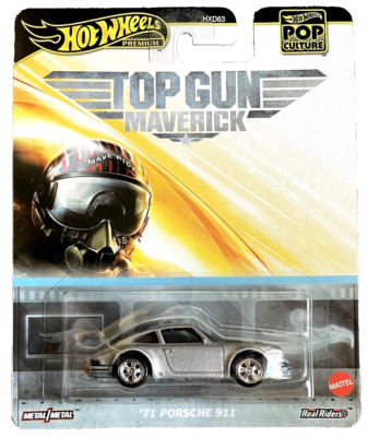 Hot Wheels '71 Porsche 911 1:64 Modellauto Top Gun Maverick Urmodell Pop Culture