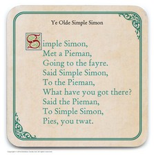 Brainbox Candy rude funny wine beer drinks mat coaster cheap present gift 