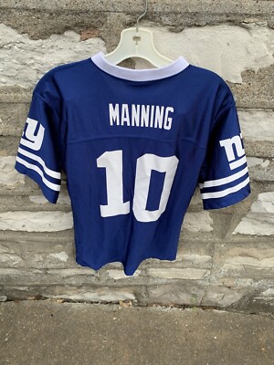 Eli Manning New York Giants Blue NFL Team Apparel Jersey Size L
