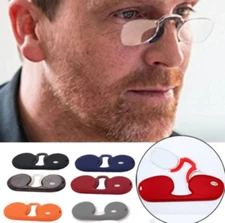 Frameless Nose Clip Optics Ultra Thin Reading Glasses Mini Portable Armless