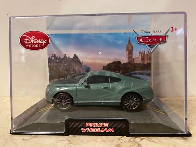 Disney Store Cars 2 Die Cast Collector Case PRINCE WHEELIAM 1:43