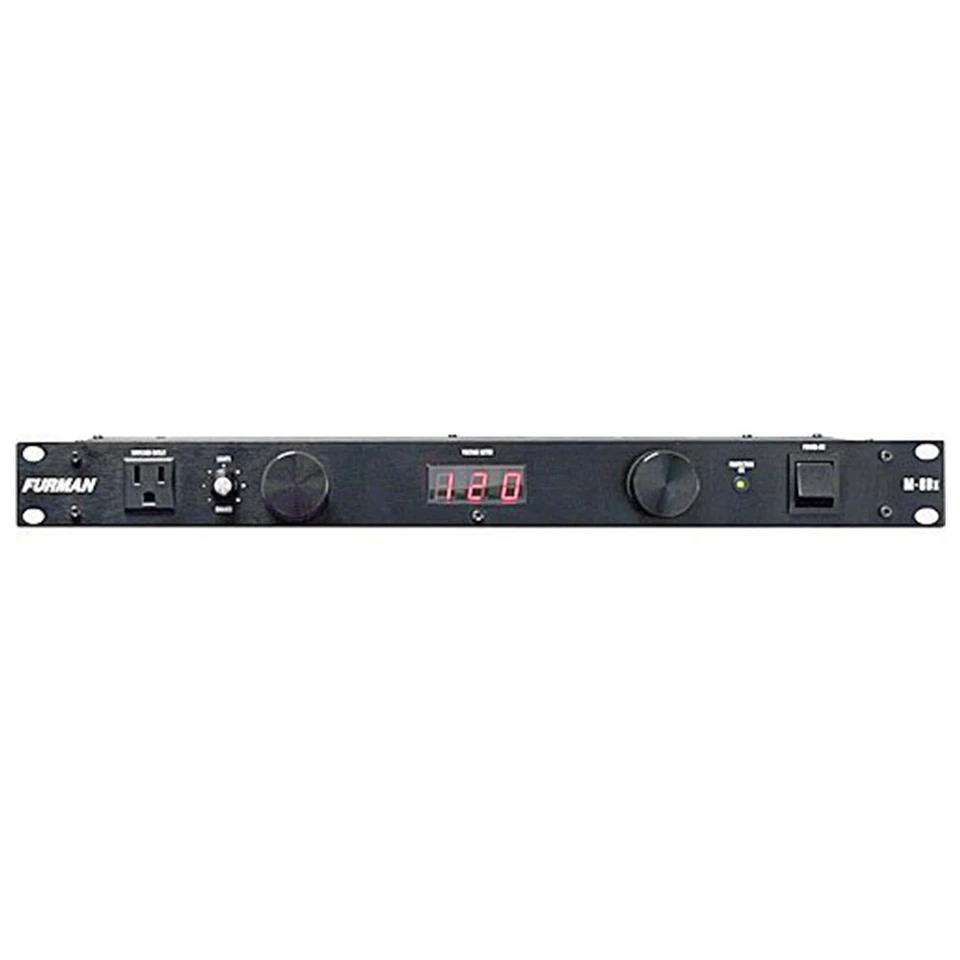 Furman M-8Dx Merit X Series 8 Outlet Power Conditioner w/ (2) Extension Cable - Image 2 of 4
