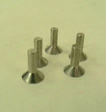 Solarquest Space Game Replacement Parts Pieces 5 Metal Fuel Stations