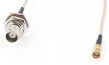 SMB Female to BNC Female Adapter Connector RG316 Coaxial Cable 30cm 1  USA