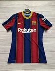 Barcelona 2020-2021 Home Player Issue Football Soccer Shirt Jersey Nike Size M