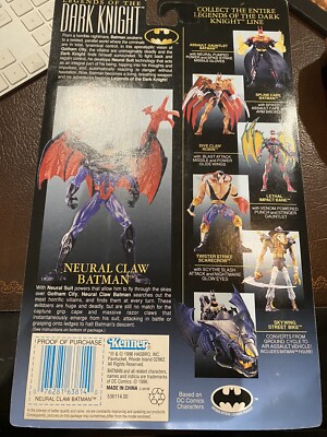 Kenner 1996 Legends Of The Dark Night Premium Neural Claw Batman