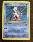 Mewtwo Holo Shadowless Pokemon Card Base Set 10/102 English NM