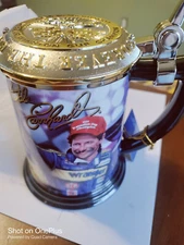 Franklin Mint Dale Earnhardt Tankard 1986 Earnhardt on Top  NEW FREE SHIPPING