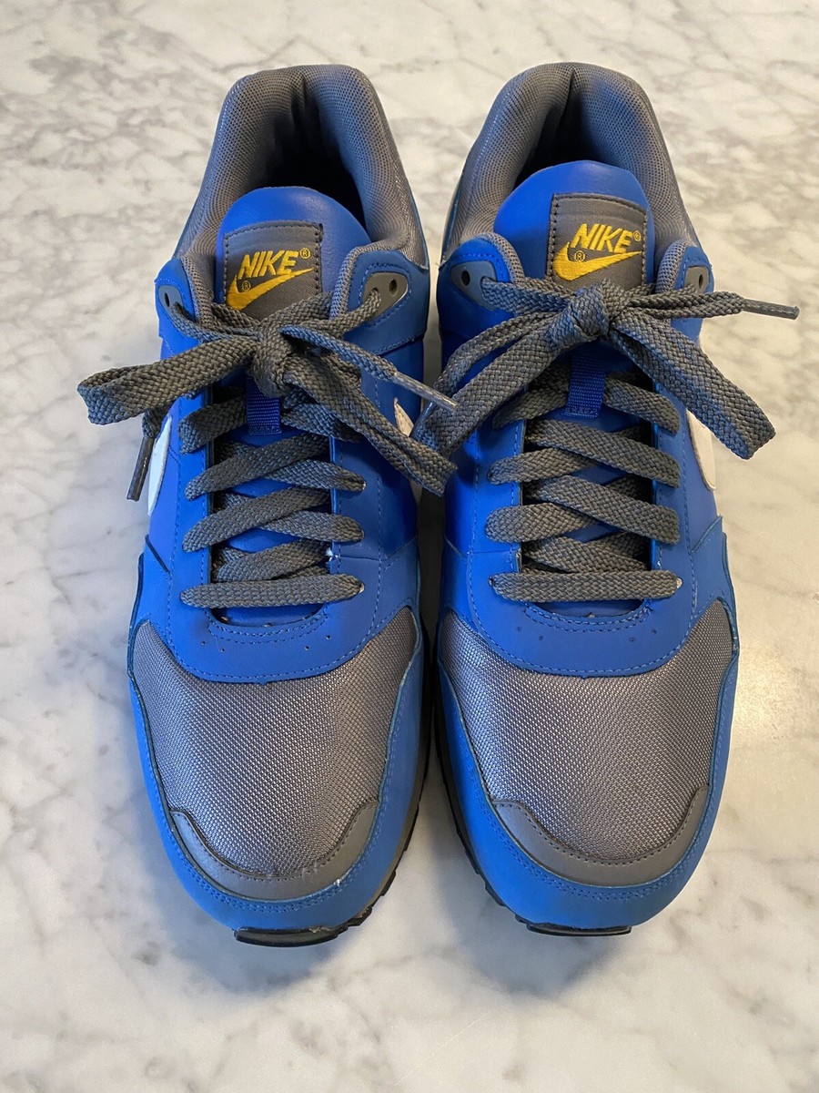 Nike Air Shoes MS78 LE Mens Size 12.5 Signal Blue Cool Gray  display picture 2