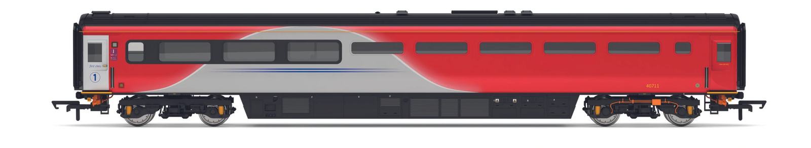 Hornby R40251 OO Gauge LNER Mk3 Trailer Rest First Buffet Coach 40711-Era 10