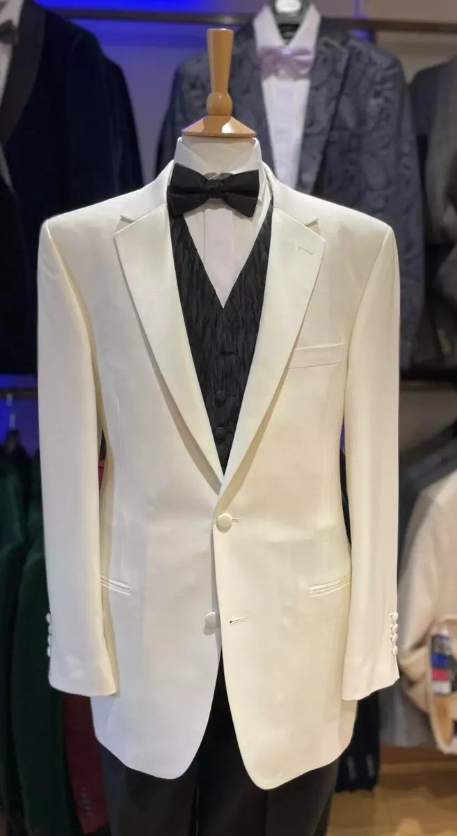 White evening jackets sale