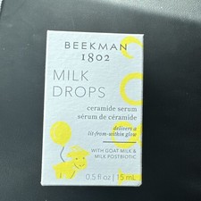 Beekman 1802 Milk Drops Probiotic Ceramide Serum - 0.5oz. - New  Sealed