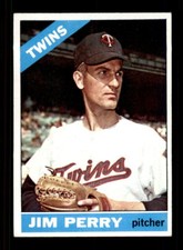 1966 Topps Jim Perry VGEX #283 Baseball Card
