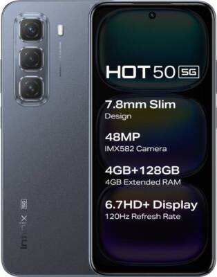 Infinix Hot 50 5G Factory Unlocked Dual SIM 4GB RAM 128GB Storage Global Android