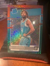 2020 Optic NICK RICHARDS Rated Rookie RC Choice Mojo Red/Green Hornets H1