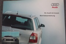 AUDI A4 Avant  Betriebsanleitung "Juli 2001" Bedienungsanleitung, Handbuch