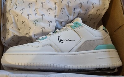 **NEU** Karl Kani Sneaker low - white/aqua blue Gr. 38