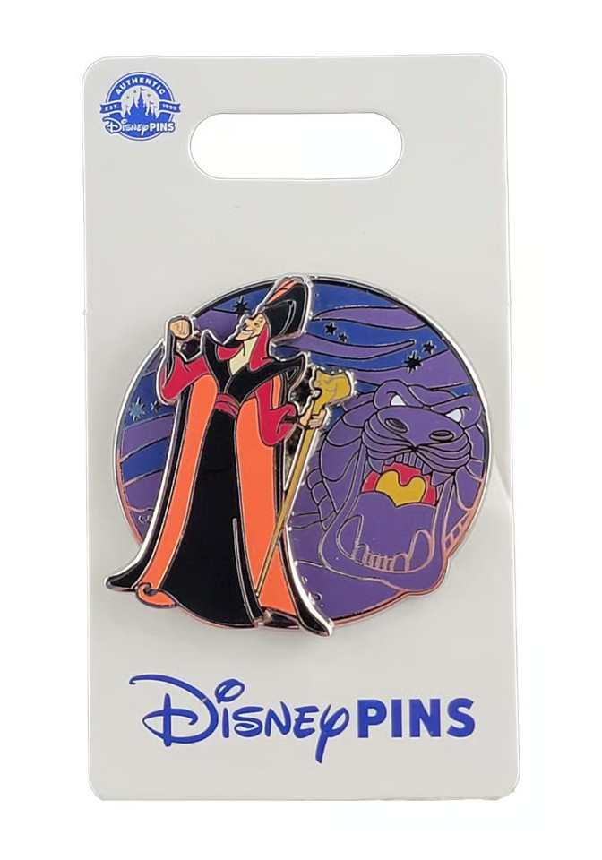 Disney Parks Villain Pin-on-Pin Portrait Collection Jafar & Cave of Wonders Pin
