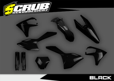 Gas Gas 2024 2025 2026 MC MC-F MX Black Plastics kit GASGAS | eBay