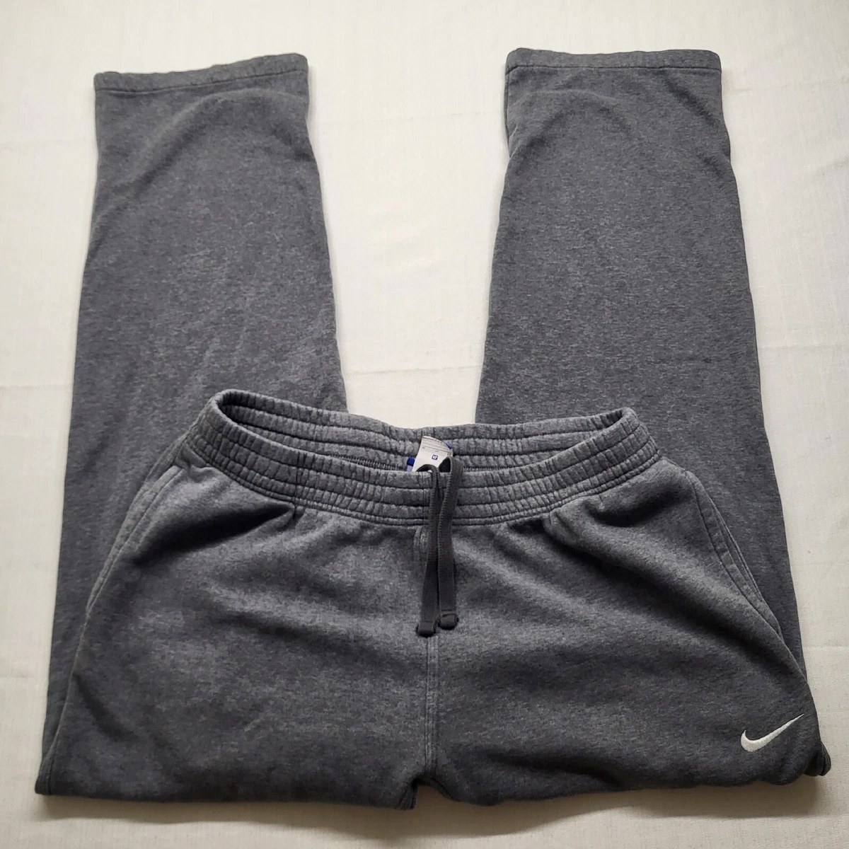 Nike Sweatpants Mens XL Gray Staight Leg Fleece Lined Relaxed Retro Blue  Tag 90s