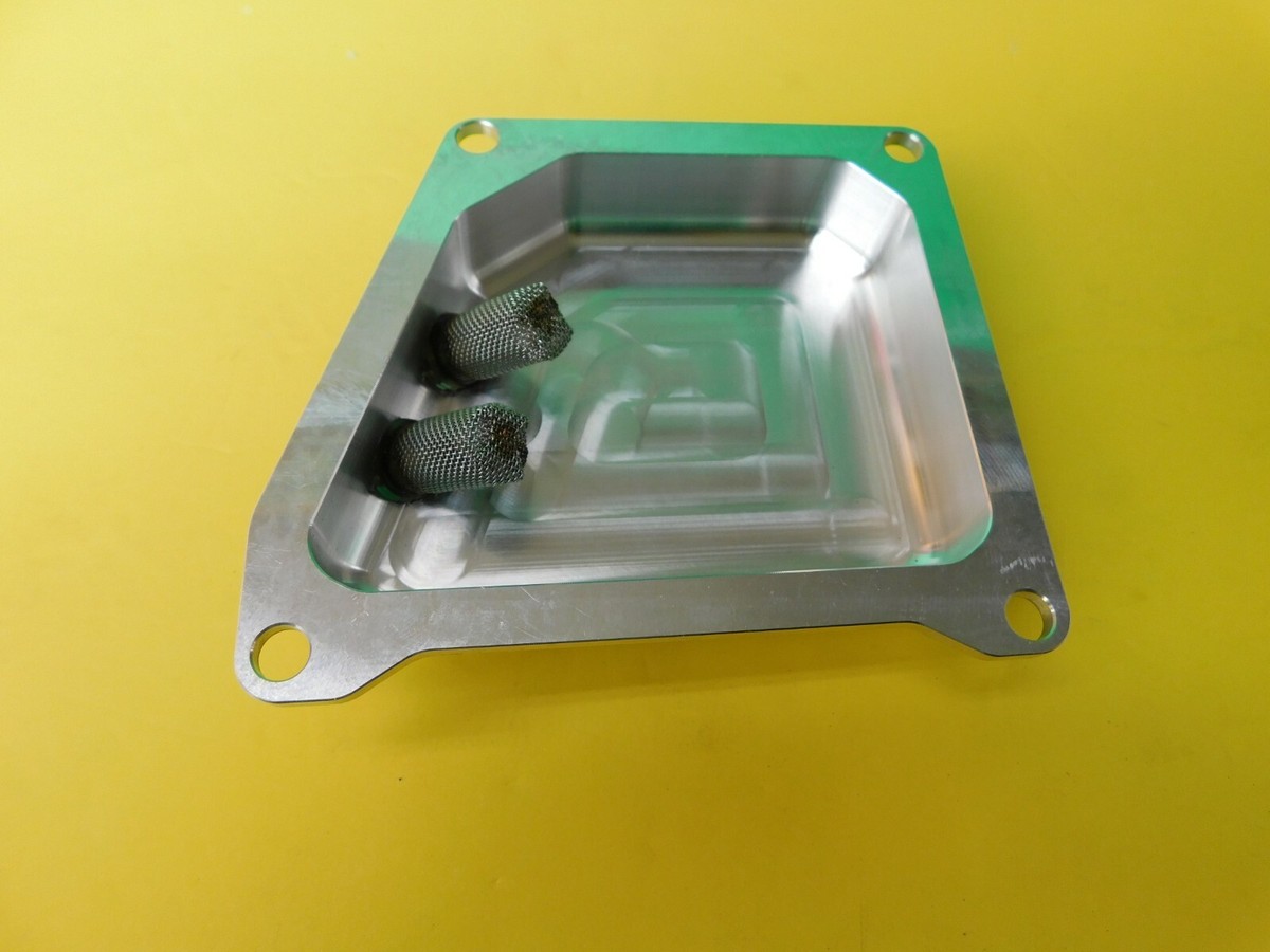 BILLET ALUMINUM DUAL PORT MUFFLER COVER FOR STIHL 064 066 MS660