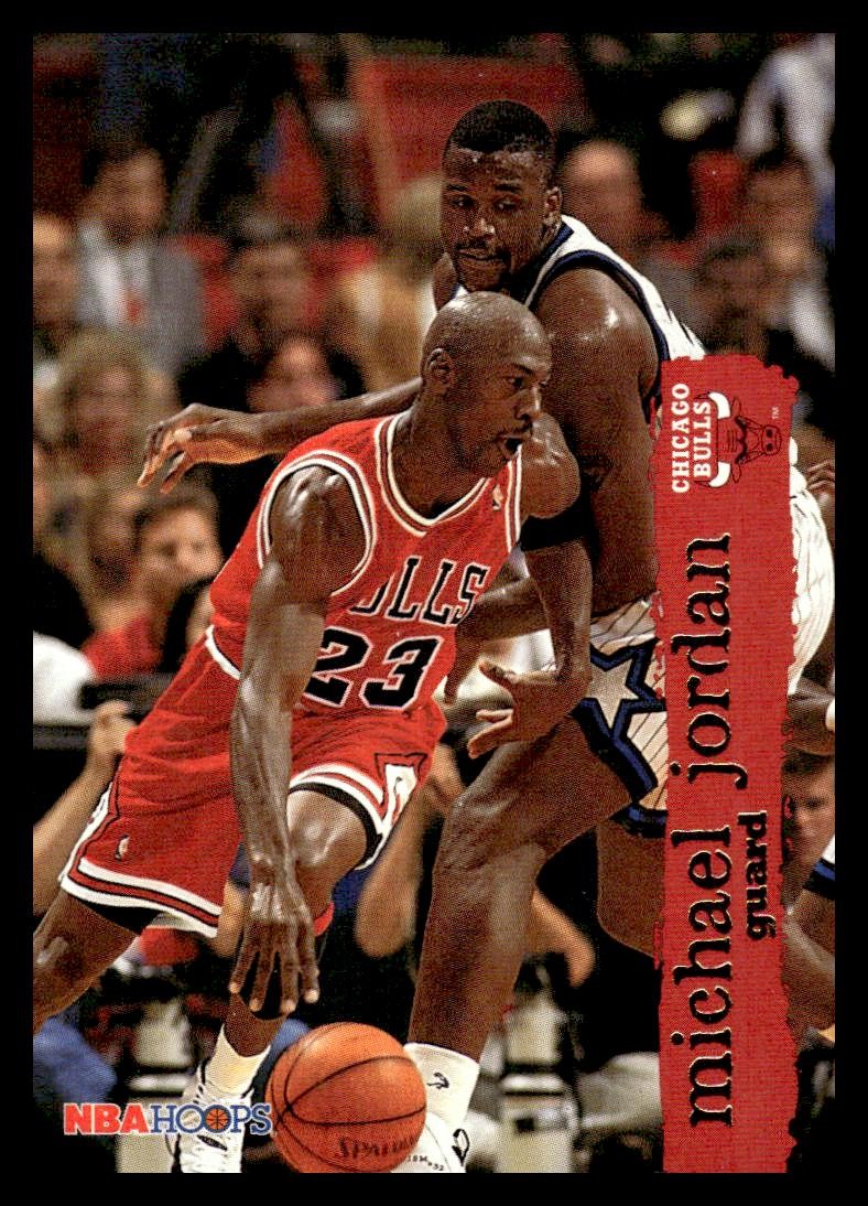 1995-96 Hoops #21 Michael Jordan Chicago Bulls