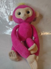 WowWee Fingerlings Pink Monkey Talking 18" Plush Tested Works