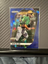 2025 Panini Prizm Baseball Jacob Wilson Blue Ice Prizm #90 Athletics RC⚾️💎