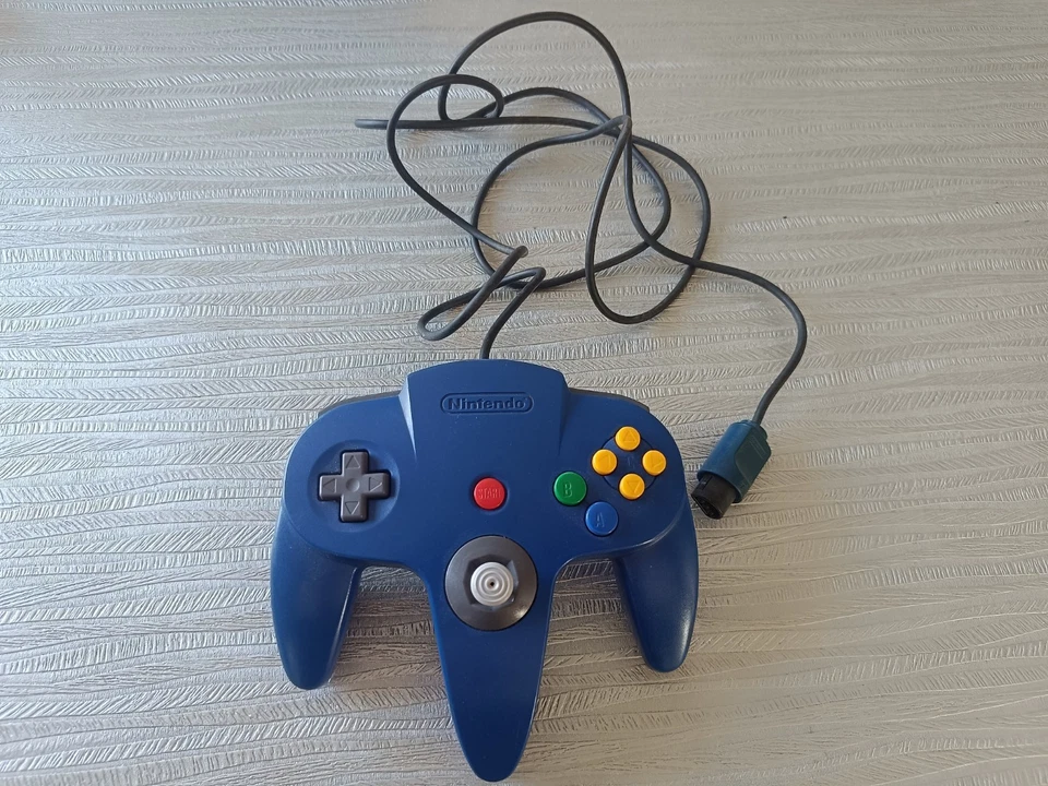 Manette de Jeu Bleue Nintendo 64 testé ok (NUS-005) - Photo 3/3