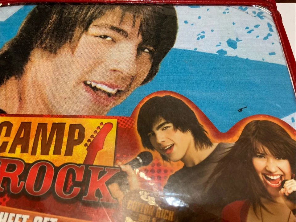Disney Camp Rock - Twin Sheet Set 180 Thread Count Deep Pockets 2 Pillowcases - Image 3 of 4