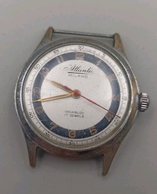 Atlantic Uhr Milano Incabloc 17 Jewels HAU Schweizer Uhr