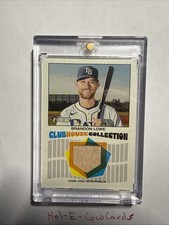 2026 Topps Heritage #CCR-BLO Brandon Lowe Clubhouse Collection Relic