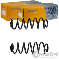 2X Spidan Fahrwerksfedern Satz Hinten Passend FÜR Seat Toledo Skoda Rapid VW