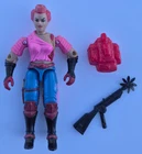 ARAH GI Joe Zarana NO Earings Vintage 1986 Complete 3 3/4 Figure L@@K!