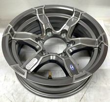 15X6  6 Lug  Gray Machined   Aluminum  Liger  Trailer Wheel  62971 156655 GMLS