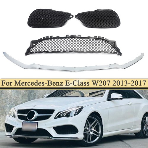 For 2014-2017 Benz E-CLass 2-Door W207 Lower Grille & Fog Light Grille & Molding