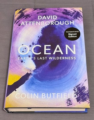 David Attenborough Ocean Signed First Edition 1st Edition Mint Condition