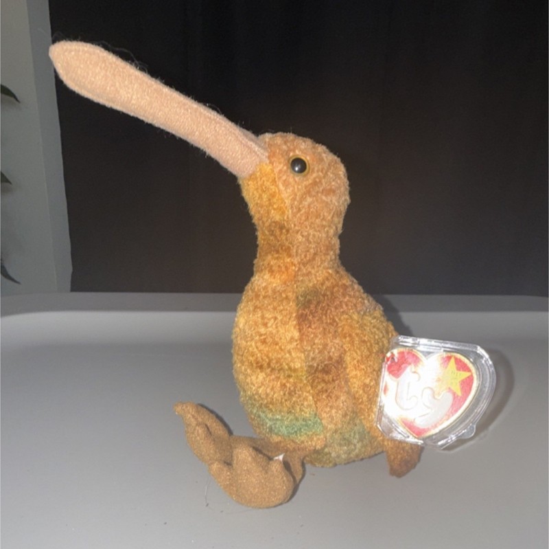 Ty Beak Bird - Beanie Babies Retired Plush Toy 1998 with Tag