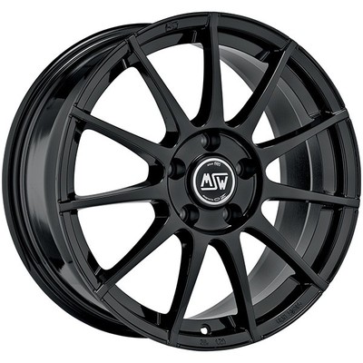 ALUFELGE MSW MSW 85 FUR MINI JOHN COOPER WORKS - CABRIO 8X18 5X112 GLOSS BLACK 