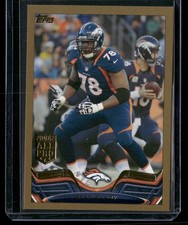 2013 Topps #187 Ryan Clady Gold #1274/2013
