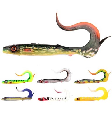 Spro Iris ShockTail 20 30 40 cm Gummifisch Gummi Aal Swimbait Hecht Waller Köder