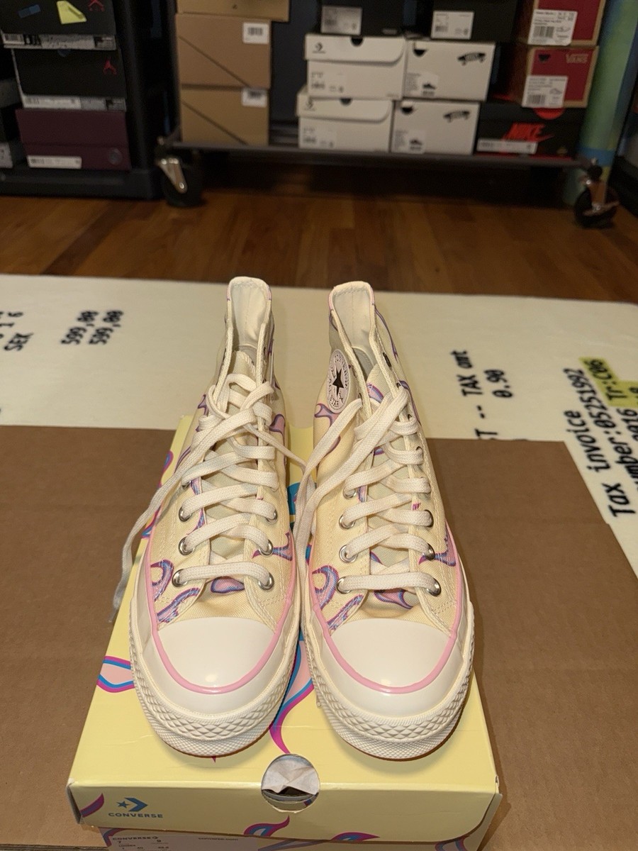Converse Golf le Fleur Yellow Flames Sneakers